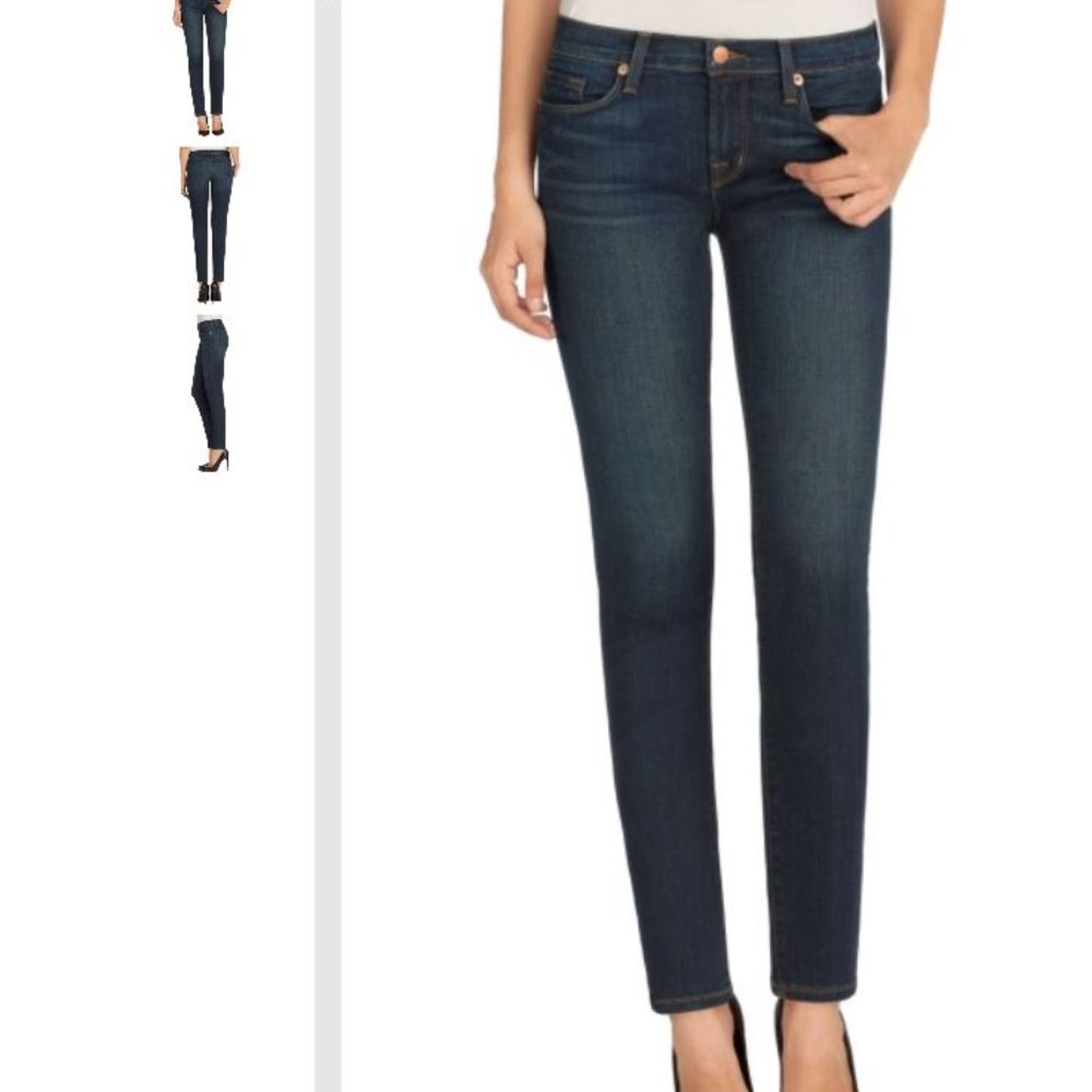 J Brand | Mid Rise Skinny Jeans Dark Vintage | 28